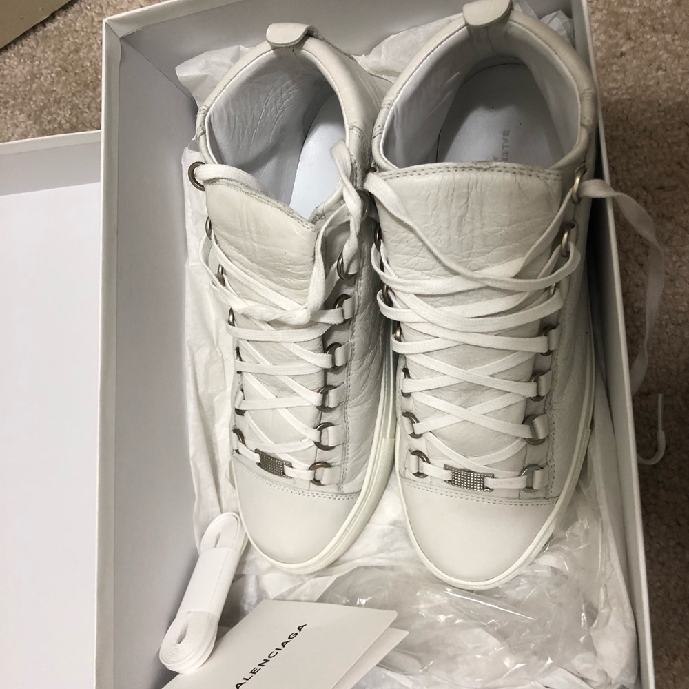 Balenciaga Arenas WHITE***SOLD*** - Picture 4 of 6